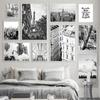 Nordic Posters And Prints Black White Paris Tower Brooklyn Bridge Wall Art Canvas Painting Wall Pictures For Living Room Decor