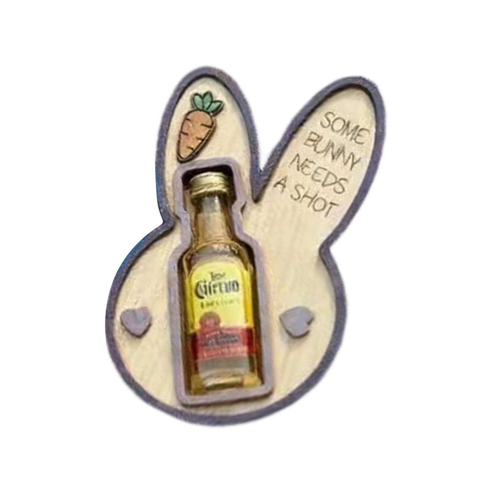 

Easter Bunny Wine Bottle Holder One Size фиолетовый