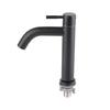 Stainless Steel Bathroom Basin Sink Faucet Single Cold Water Tap Faucet with Hose