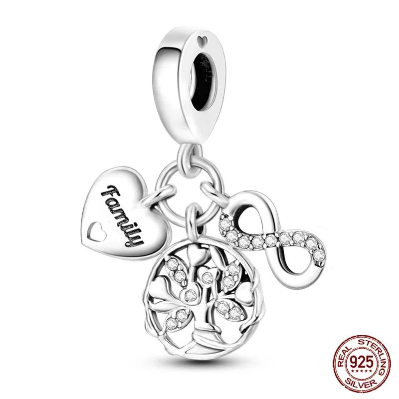 925 Silver Fashion Camera Coffee Cup Flower Charms Beads Fit 925 Original Bracelet DIY Birthday Jewelry Making for Women