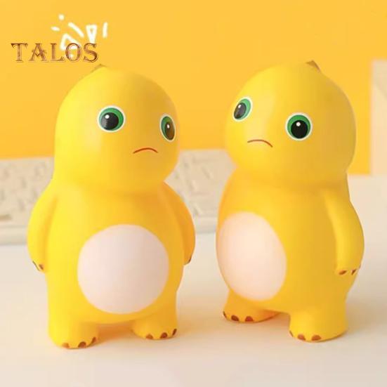 1/2/3Pcs Light-up Cartoon Dinosaur Squeeze Toy Stress Relief Glowing Dino Pinch Sensory Toy Kids Adults Stress Ball Animal Fidget Toy