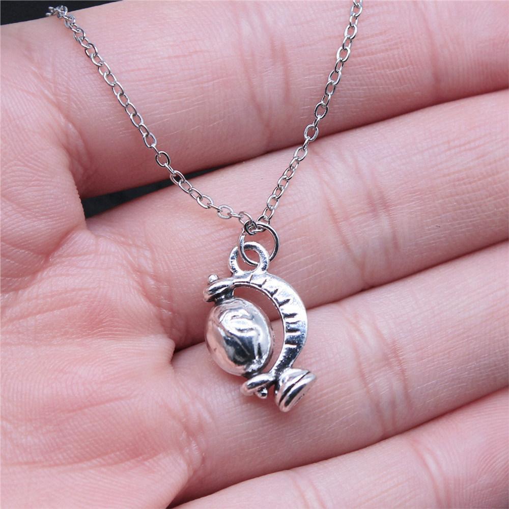 

Necklace Chokers 40cm Short Chain Travel Space Vintage Jewelry Supplies QN078 A27-1pcs-17x12mm