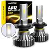 AUXITO LED-Birne H7 Scheinwerfer Fernlicht Abblendlicht Umrüstsatz Super Hell Lüfterlos