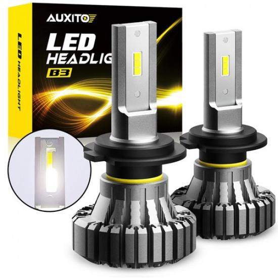 AUXITO LED Bulb H7 Headlight High Low Beam Conversion Kit Super Bright Fanless