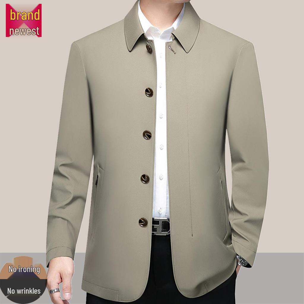 Men's Woodpecker Jacket: Lightweight, High-End Spring/Autumn Outerwear for Middle-Aged Executives (2025 New)