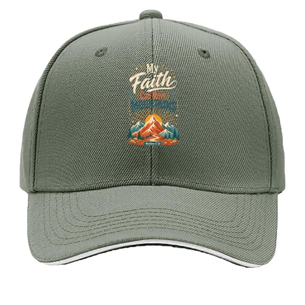 Faith Peaks Scripture Inspiration Le Hip Hop Hat Fashion Outdoor Sports Sandwich Baseball Cap