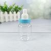4pcs Pink Blue Baby Bottle Candy Box Transparent Mini Feeding Bottle  Baby Shower Party
