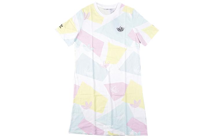 Adidas Originals Short Sleeved Dress Women s Multicolor GK3676 34