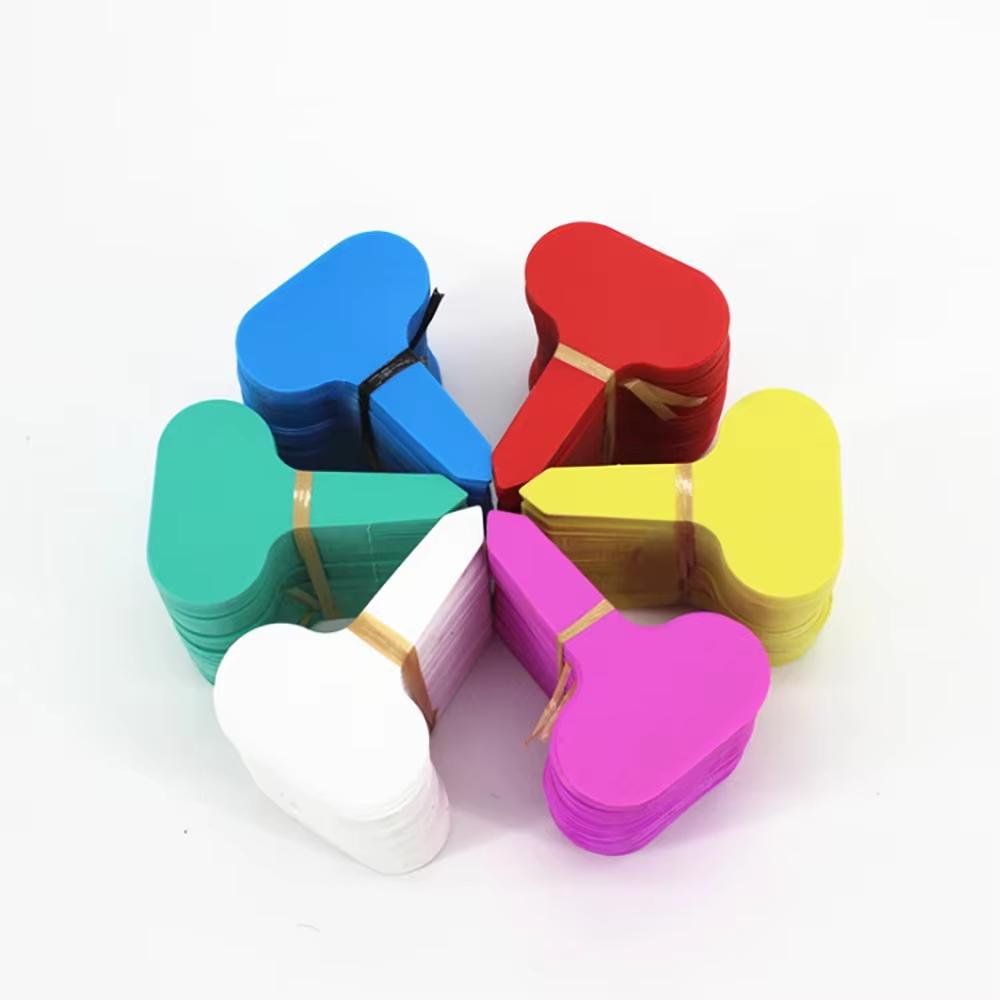 

Plastic Plant Seed Labels Pot Marker Nursery Garden Stake Tags Random Color Cute Garden Labels for Easy Plant Identification
