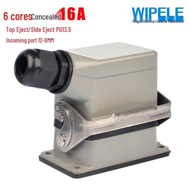 Heavy-Duty Waterproof Aviation Plug Socket HDC-006