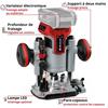 Einhell Professional Défonceuse-affleureuse sans fil TP-RO Set 18 Li BL-Solo PXC (18V) Livré sans Batterie ni Chargeur