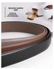 Women's Genuine Leather Belt: Stylish, Versatile Buckle, High-Grade Design for Jeans, Simple Cowhide.