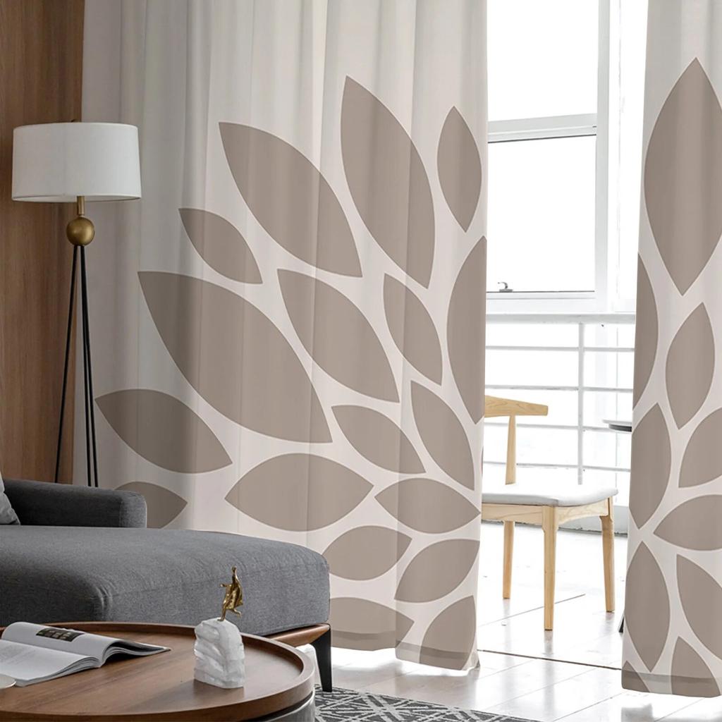 Perdele din tul cu flori Dahlia Sufragerie Bucătărie Perdele din șifon Dormitor Balcon Perdele transparentă Decor de casă la modă