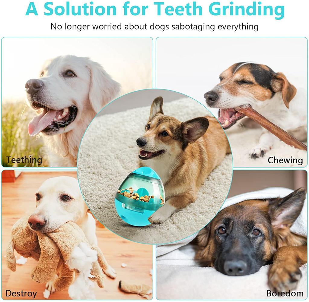 Dog Treat Ball IQ Treat Dispensing Cat Toys Interactive Food Puzzles Ball for Dogs Pet Slow Feeder Ball Puppy Treat Dispenser