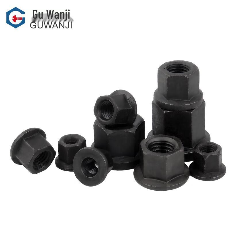 Guwanji 10.9 Grade Carbon Steel M24 Flange Nut with Washer