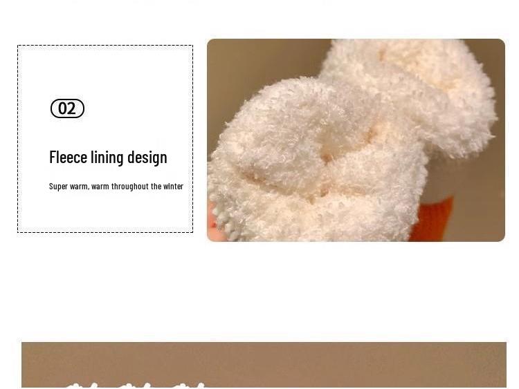 Creative Goose Wool Fingerless Gloves for Women – Warm Winter Velvet, Thick, Cold-Proof, Cute for Couples & Students