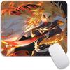 Small Mouse Pad Anime Demon Slayer Gamer Edge Stitched Standard Gaming Mousepad Travel Mouse Mat Non-Slip Office Mousemats