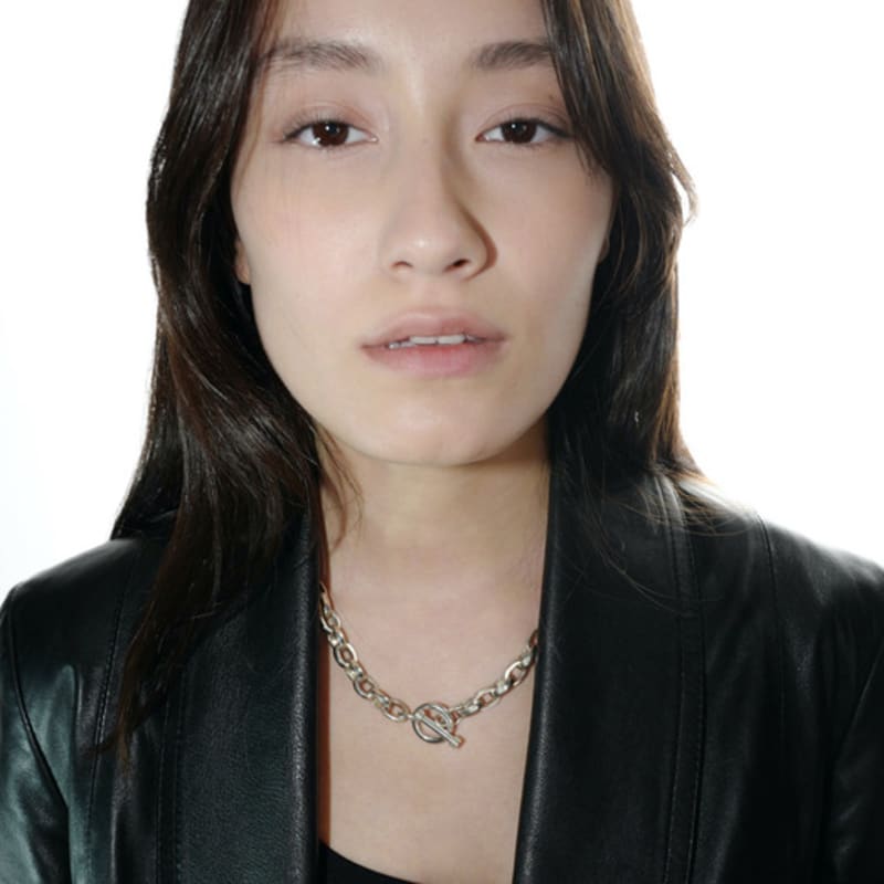 FurFur ROLLING CHAIN TOGGLER NECKLACE