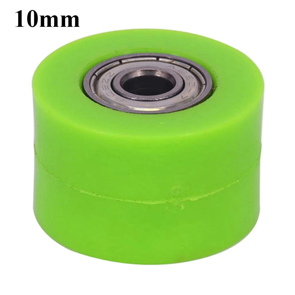 M10 Drive Chain Roller Pulley Wheel Slider Tensioner Wheel Guide For Street Bike Enduro Motorcycle Motocross CRF 10mm