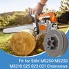 Stihl MS230 MS250 023 025 Clutch Drum Kit 325 7T 1123 664 0501 1123 160 2050 Full Repair Set Includes Spark Plug Heavy Duty Professional Grade