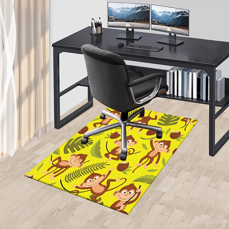 1PC monkey bananas Extra Large Non-Slip Floor carpet, Office, family, bedroom, Studio - Large Area Rug Indoor Rugs, Vibrant Colors-W265