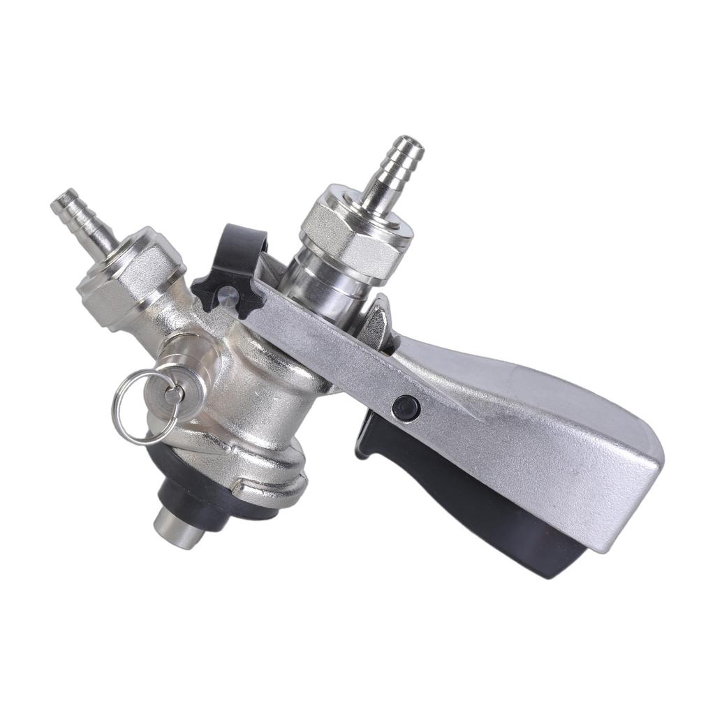 Erogatore Accoppiatore Fusto Birra alla Spina Acciaio Inossidabile Spina Fusto Birra Distributore Accoppiatore G5/8 Accoppiatore Fusto Birra Facile da Usare