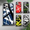 Custodia per Telefono con Fantasia Chitarra E-Evh per iPhone 16 15 14 13 12 11 Pro Xs Max Mini Plus Celulares Custodia Rigida