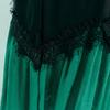 Maxza Color Block Shirring Puff Sleeve Long Dress Zc07qp003on