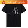 La Linea TV T-Shirt Für Unisex Zeigender Humor Lässige Sweatshirts T-Shirt Neuheit Trendig Locker Lustiges Baumwoll-T-Shirt