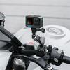 Motorcycle Bike Handlebar Clamp Holder Clip For GoPro Insta360 DJI Action Camera