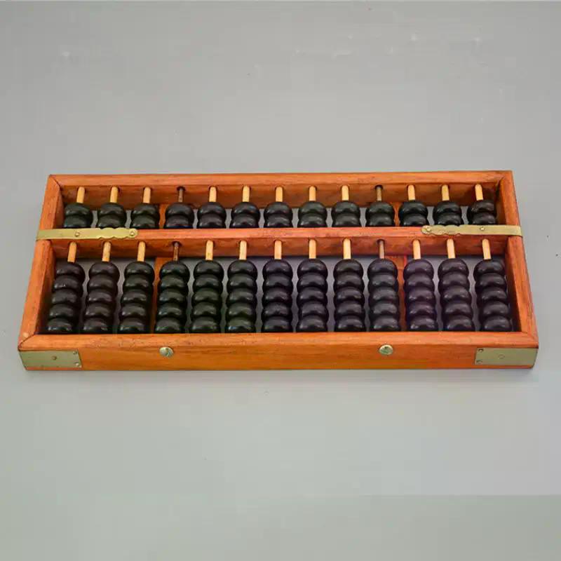 1Pcs Soroban Calculating Counting Tools Portable Chinese 13 Digits Column Abacus For Students Teachers Accountants Office Clerks