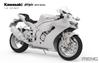 GSI Creos Mon Model Kawasaki Ninja Plastic Model MMT007 1/9 ZX-10R (Motorcycle)