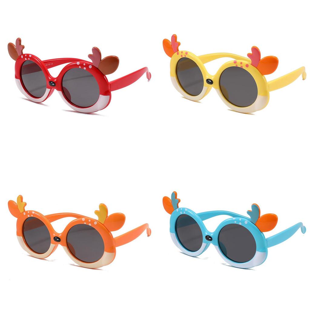 Fashionable Kids Sunglasses Deer Baby Design Summer Outdoor Protection Uv