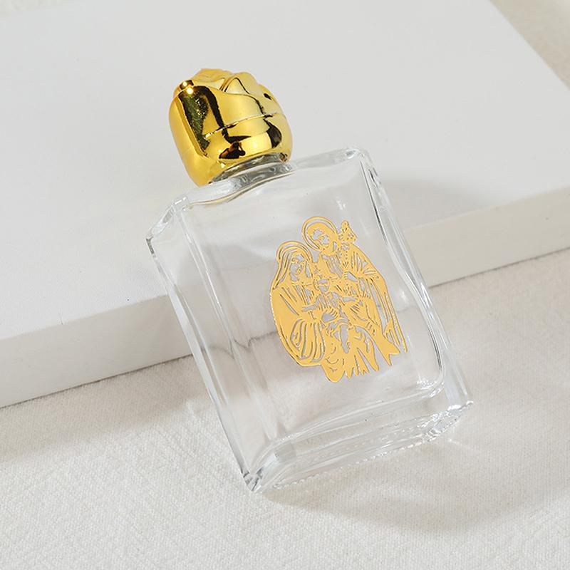 Prázdná láhev na svěcenou vodu Ježíšova láhev Náboženská láhev Křesťanské potřeby pro křest Plnitelné Přenosné kosmetické balení Prázdná láhev