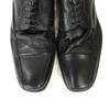 Germany Lloyd Leather Swirl Moccasin 10F 28.5 Black Dress Shoes Business(USED)