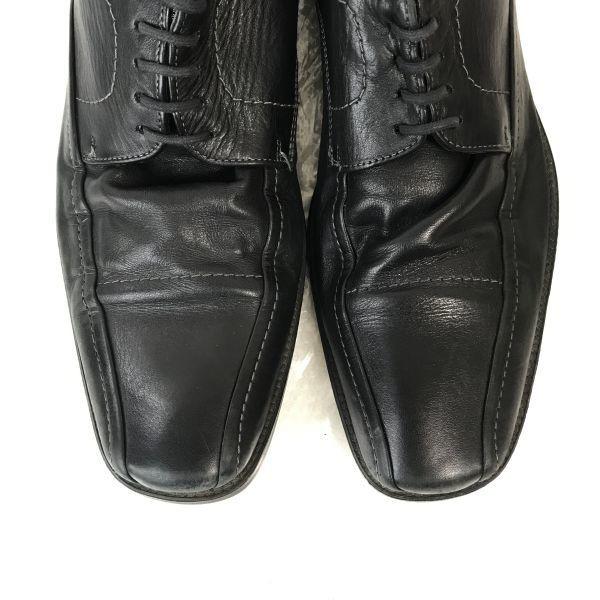Germany Lloyd Leather Swirl Moccasin 10F 28.5 Black Dress Shoes Business(USED)