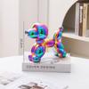 Figurina Cane Ospite in Ceramica Decorazione Casa Decorazione Stanza Accessori Ufficio Animale Nordico Sculture Decorative Figurina
