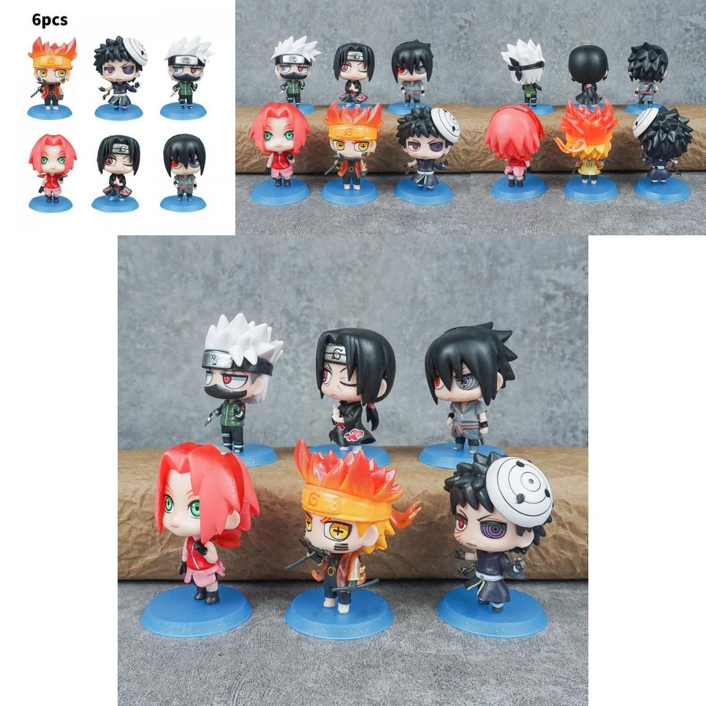 Naruto Pvc Figure Set With Assembly For Collectors And Anime Merchandise