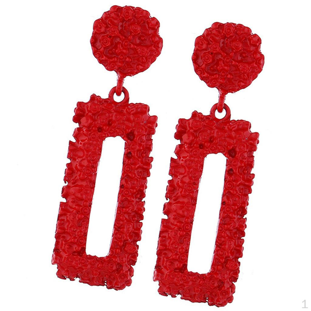 

for Women Geometric Alloy Rectangle Daily Pendant Accessories красный