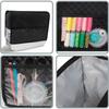 Reusable Sewing Machine Cover PVC Protective Waterproof Scratch-proof Dust Cover Anti Dust with Storage Pockets