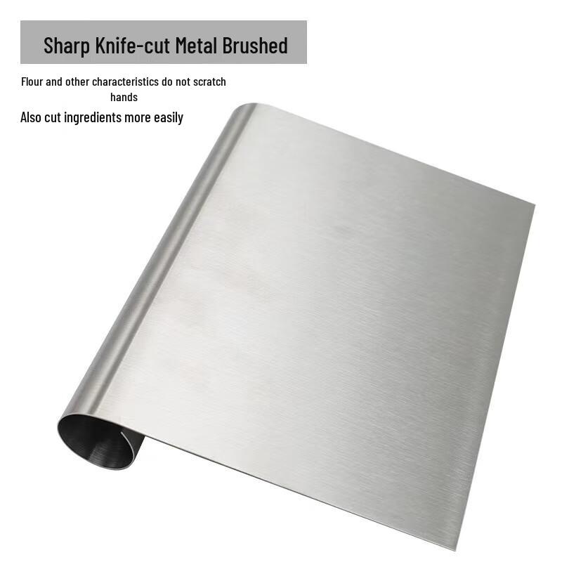 Edelstahl Teigschaber Set mit Skala