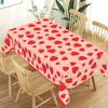 Strawberry Party Disposable Tablecloth Happy 1st Birthday Party Decoration Kids Girl Baby Shower Strawberry Wedding Supplies