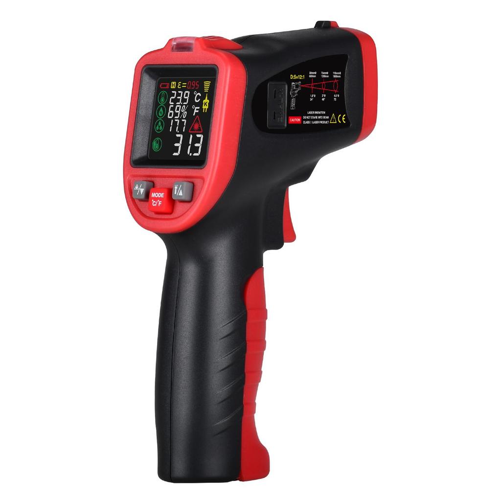 Laser Pyrometer Thermocouple Hygrometer -50 +650°C