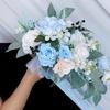 Artificial Rose Bouquets, Bride and Bridesmaid Holding Bouquets for Birthday Wedding Centerpiece Decorations