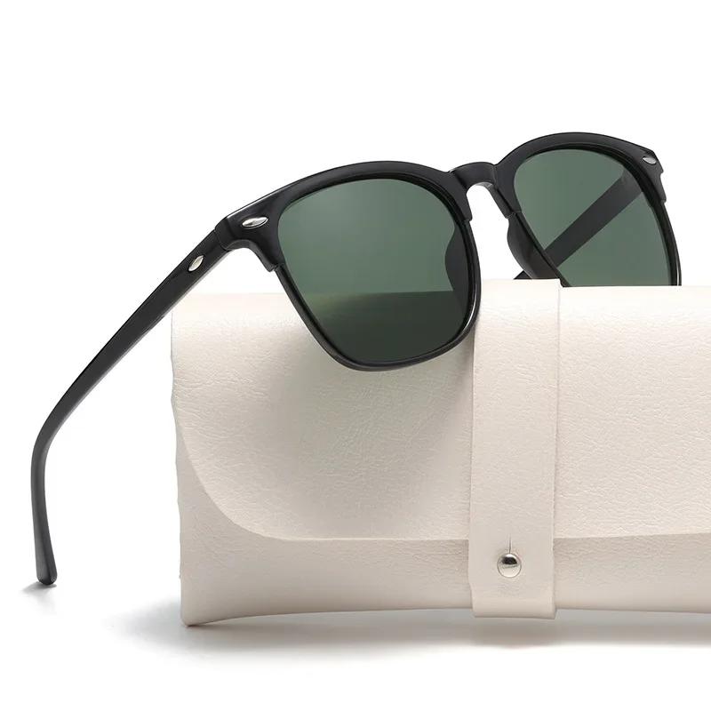 Polarized Coated Sunglasses Seaside Street Pos Retro and Fashionable Rice Studded Glasses Men Women Sports Driving Sun Glasse