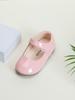 Girls Soft Bottom Multi- Leather Spring Autumn New Baby Girl Bright Leather England Breathable Princess Shoes