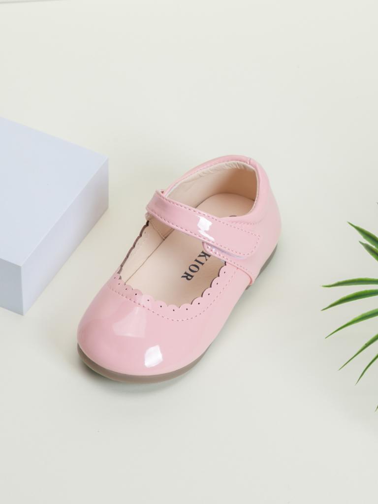 Girls Soft Bottom Multi- Leather Spring Autumn New Baby Girl Bright Leather England Breathable Princess Shoes
