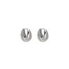 Silver Minimalist Style Stud Earrings, Cool and Sophisticated, Small and Unique Design, Retro-style Earrings