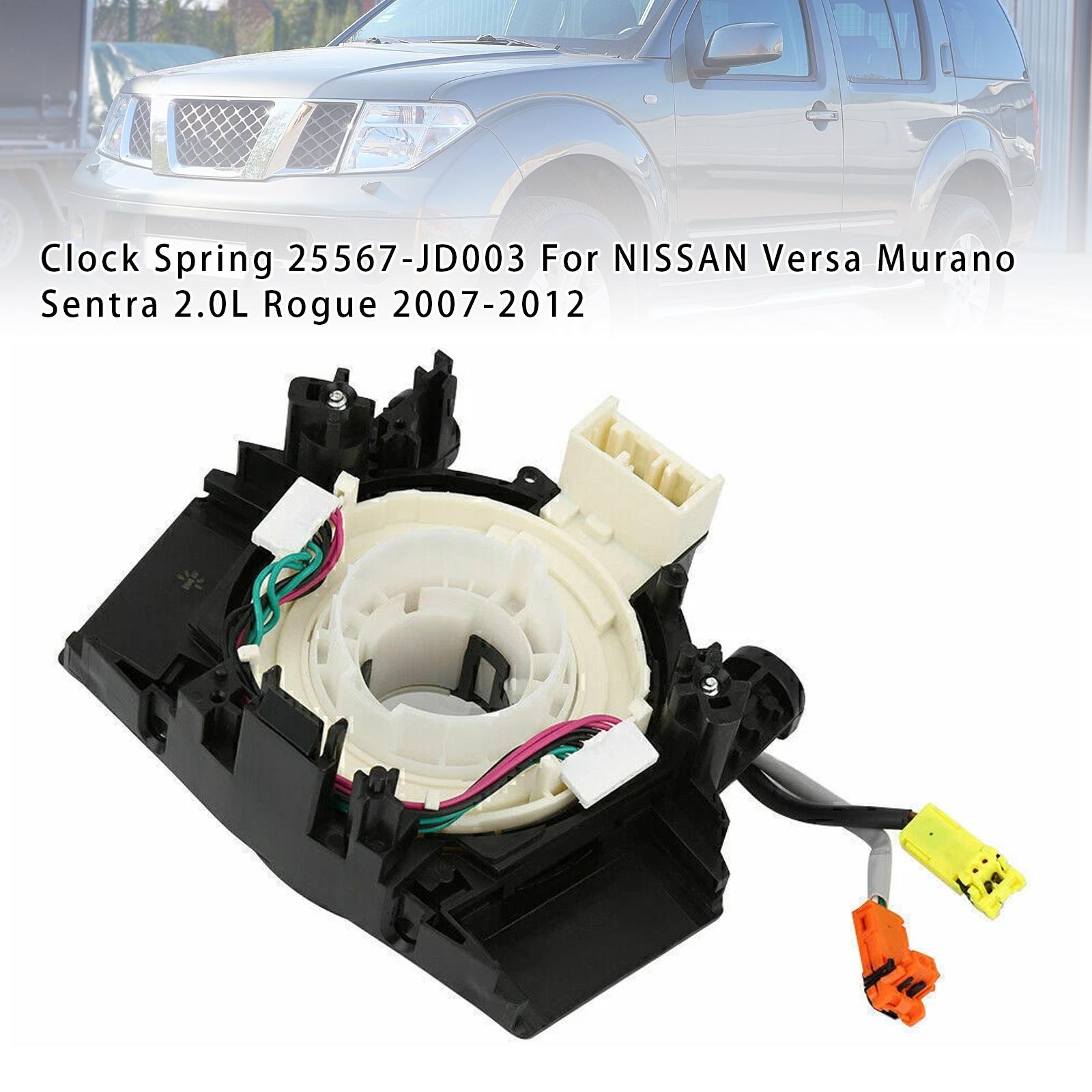 

Шлейф подрулевой 25567-JD003 Для NISSAN Versa Murano Sentra 2.0L Rogue 2007-2012