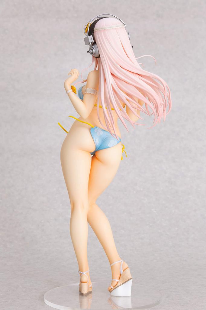 Orchid Seed Super Sonico Summer Vacation Scale PVC Complete Figure Resale PVC285 Ver. 1/4.5 Pre-painted